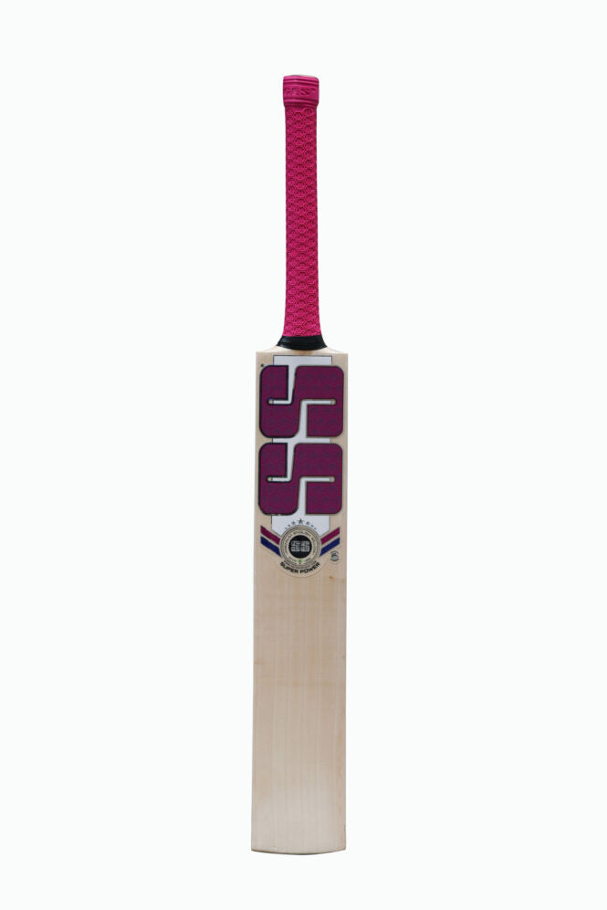 SS Superpower Pink English Willow Cricket Bat - Size 5