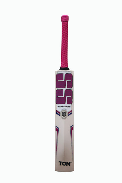 SS Superpower Pink English Willow Cricket Bat - Size 5