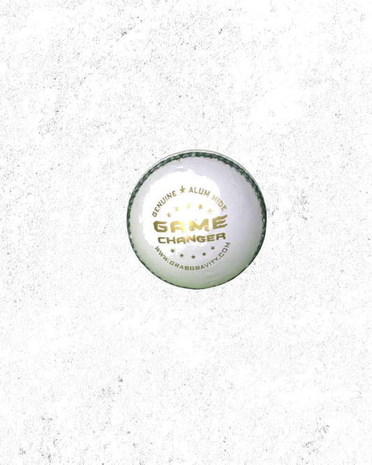 Gravity Game Changer White Practice Cricket Ball